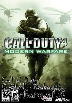 Box art for Call of Duty 4 Mod - Galactic Warfare v1.0