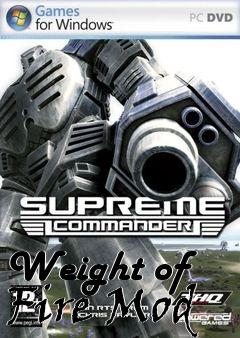 Box art for Weight of Fire Mod