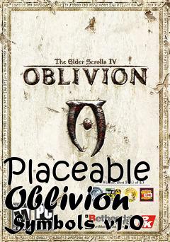 Box art for Placeable Oblivion Symbols v1.0