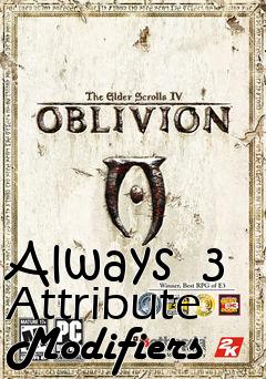Box art for Always  3 Attribute Modifiers