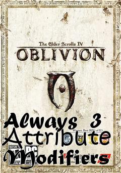 Box art for Always  3 Attribute Modifiers