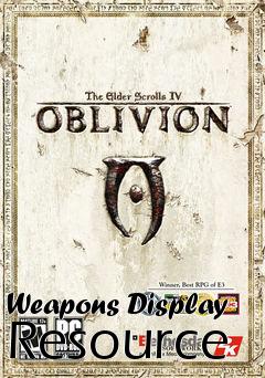 Box art for Weapons Display Resource