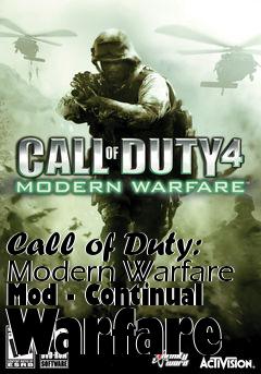 Box art for Call of Duty: Modern Warfare Mod - Continual Warfare