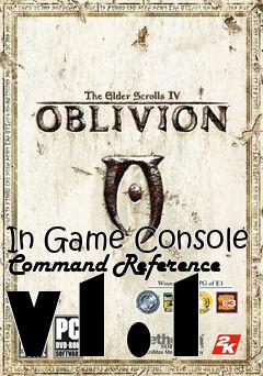 Box art for In Game Console Command Reference v1.1