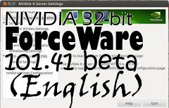 Box art for NIVIDIA 32-bit ForceWare 101.41 beta (English)