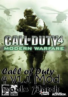 Box art for Call of Duty 4 v1.1 Mod Tools Patch