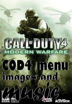 Box art for COD4 menu images and music