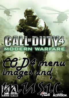 Box art for COD4 menu images and music