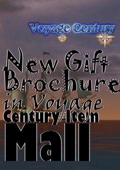 Box art for New Gift Brochure in Voyage Century Item Mall