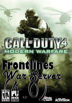 Box art for Frontlines War Server (4.0)