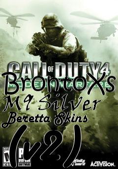 Box art for BrontoXs M9 Silver Beretta Skins (v2)