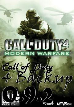 Box art for Call of Duty 4 Backup 0.9.2