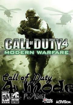 Box art for Call of Duty 4 Modern Warfare PeZBOT