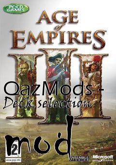 Box art for QazMods - Deck selection mod