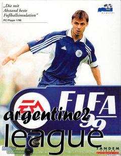 Box art for argentine2 league