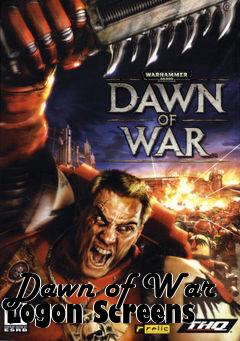 Box art for Dawn of War Logon Screens