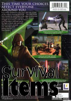 Box art for Survival Items