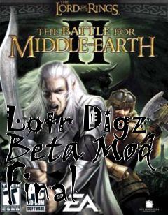 Box art for Lotr Digz Beta Mod Final