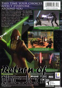 Box art for Return of the Jedi