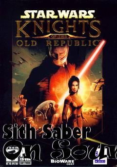 Box art for Sith Saber On Sound