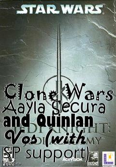 Box art for Clone Wars Aayla Secura and Quinlan Vos (with SP support)