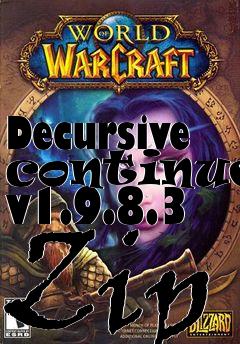 Box art for Decursive continued v1.9.8.3 Zip