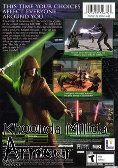 Box art for Khoonda Militia Armour