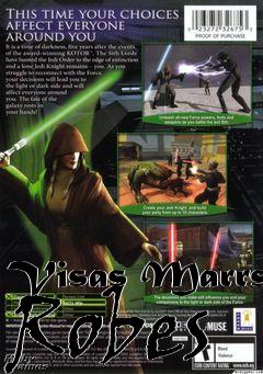 Box art for Visas Marrs Robes