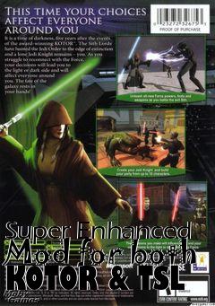 Box art for Super Enhanced Mod for both KOTOR & TSL