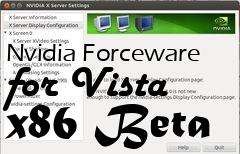 Box art for Nvidia Forceware for Vista x86 Beta