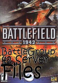 Box art for BattleGroup 42 Server Files