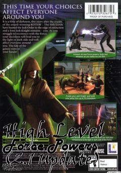 Box art for High Level Force Powers (2.1 Update)