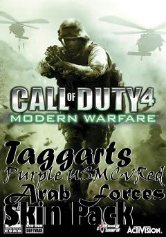 Box art for Taggarts Purple USMCvRed Arab Forces Skin Pack