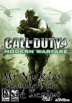 Box art for Mr Nickles Simple Fire Rate Script