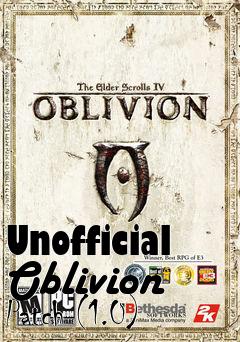 Box art for Unofficial Oblivion Patch (1.0)