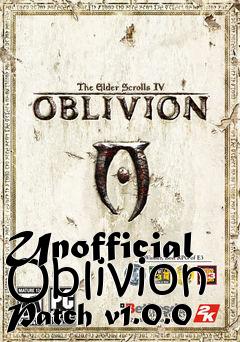 Box art for Unofficial Oblivion Patch v1.0.0