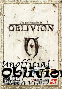 Box art for Unofficial Oblivion Patch v1.0.0