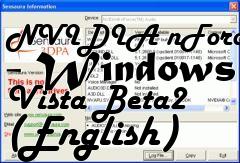 Box art for NVIDIA nForce - Windows Vista Beta2 (English)