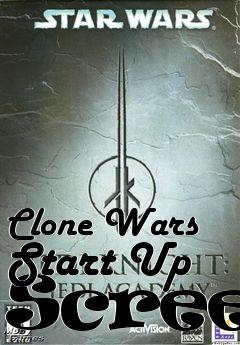 Box art for Clone Wars Start Up Screen