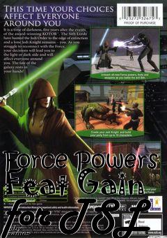 Box art for Force Powers Feat Gain for TSL