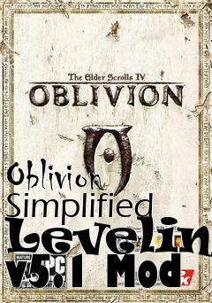 Box art for Oblivion Simplified Leveling v5.1 Mod