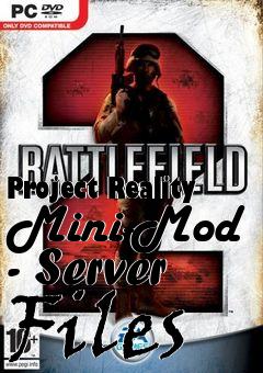 Box art for Project Reality Mini-Mod - Server Files