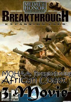 Box art for MOHAA: Breakthrough African Coast 3 Movie