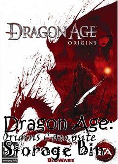 Box art for Dragon Age: Origins Campsite Storage Bin