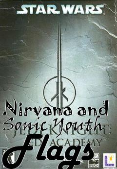 Box art for Nirvana and Sonic Youth Flags