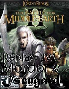 Box art for Replay: 1v1 Mordor v Isengard