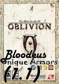 Box art for Bloodeus Unique Armors (1.1)