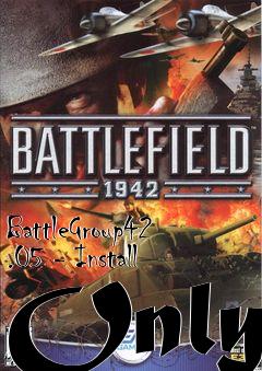 Box art for BattleGroup42 .05 - Install Only