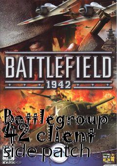 Box art for Battlegroup 42 client side patch