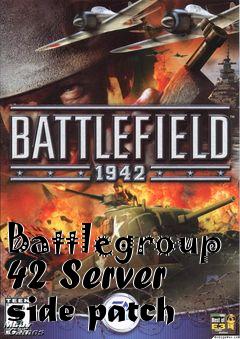 Box art for Battlegroup 42 Server side patch